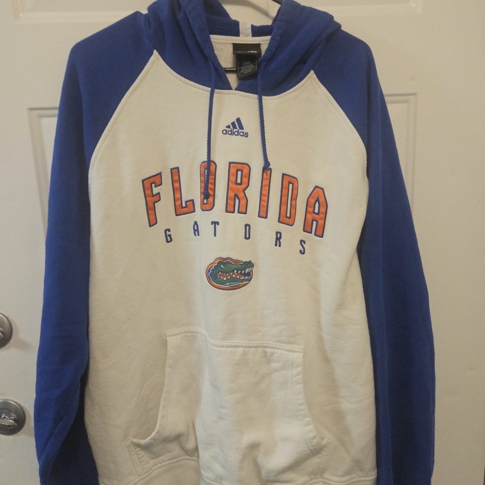 Adidas Florida Gators Blue & White Pullover Hoodie